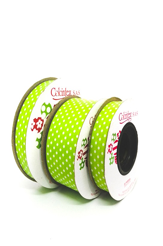 Cinta Impresa Sencilla Verde Limon
