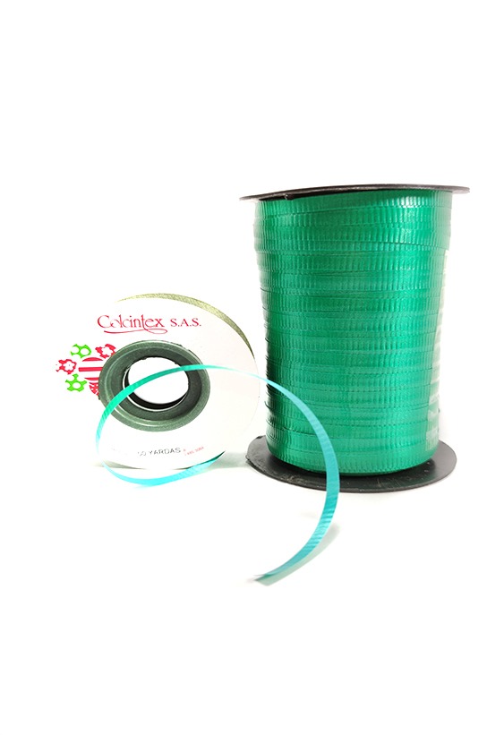 Cinta Corrugada Verde Esmeralda