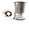 Cinta Corrugada Metalizada Plata
