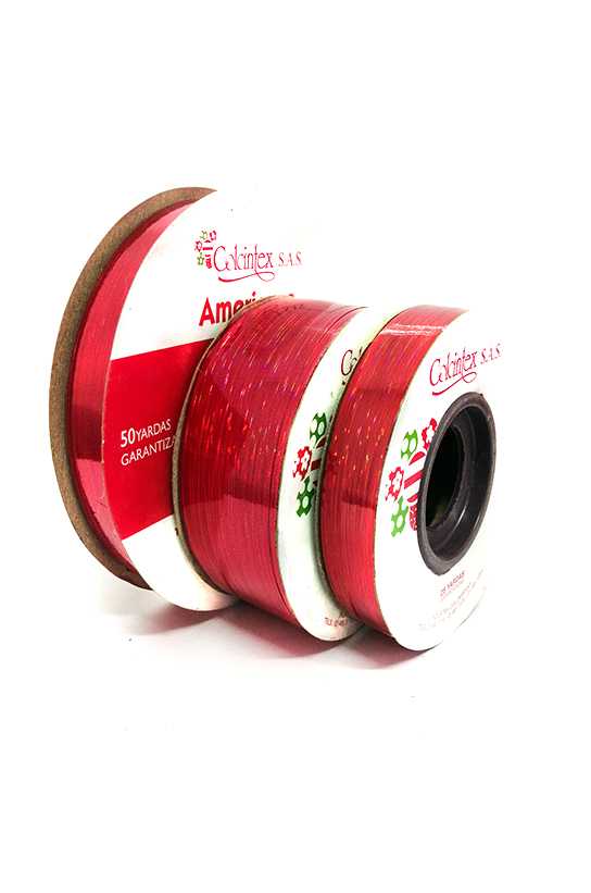Cinta Holográfica Linea Rojo