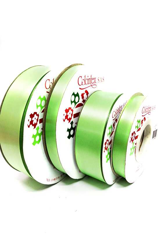 Cinta Solida Verde Manzana