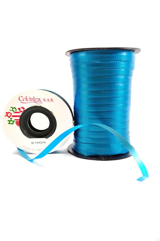 Cinta Corrugada Azul Turquesa