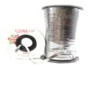 Cinta Corrugada Metalizada Plata