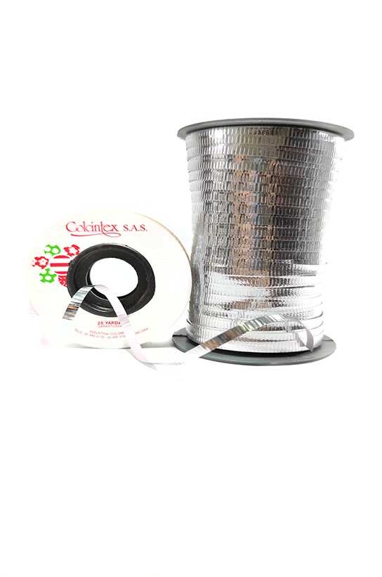 Cinta Corrugada Metalizada Plata