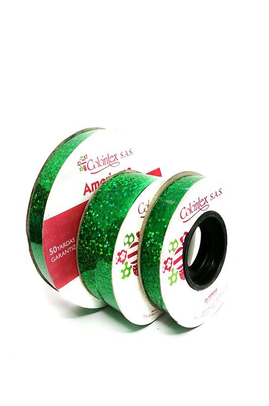Cinta Holografica Verde