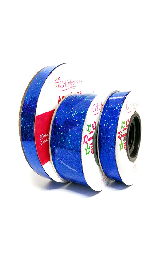 Cinta Holografica Azul