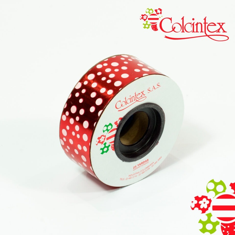 Cinta Metalizada roja-868